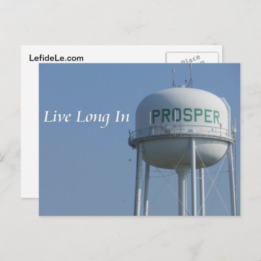 Carte postale Live Long in Prosper (TX) (Devant / Derrière)