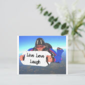 Carte Postale Live Love Laugh (Debout devant)