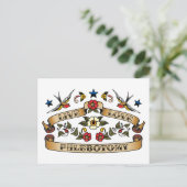 Carte Postale Live Love Phlebotomie (Debout devant)