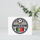 Carte Postale Live Love Soccer Portugal (Debout devant)