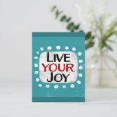 Carte Postale Live Your Joy Postcard (Debout devant)