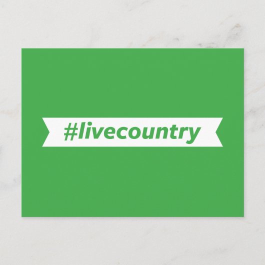 Carte Postale #LiveCountry (Devant)