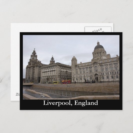 Carte Postale Liverpool, Angleterre (Devant / Derrière)