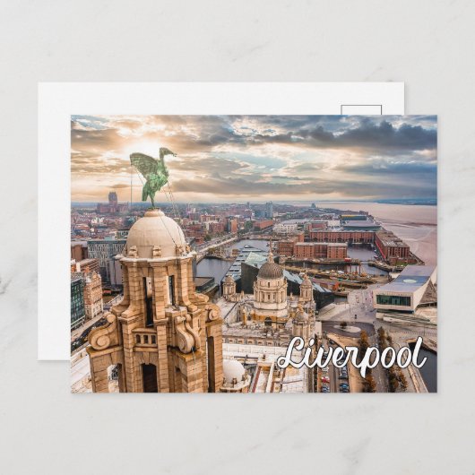 Carte Postale Liverpool, Angleterre, Royaume-Uni (Devant / Derrière)