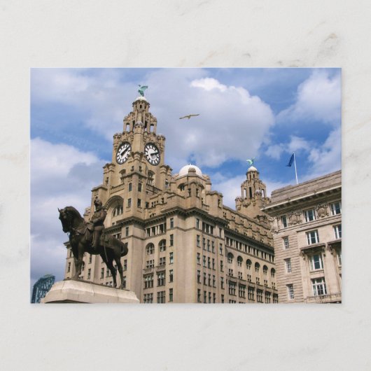 Carte Postale Liverpool - Bâtiment de foie (Devant)