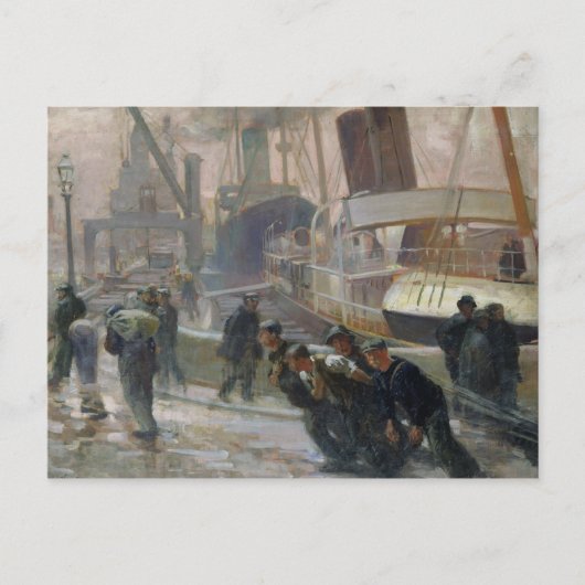 Carte Postale Liverpool Dockers à Dawn, 1903 (Devant)