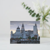 Carte Postale Liverpool Liverbuilding (Debout devant)