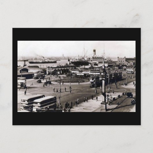 Carte Postale Liverpool, Pierhead (Devant)