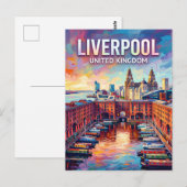 Carte Postale Liverpool Royaume-Uni (Devant / Derrière)