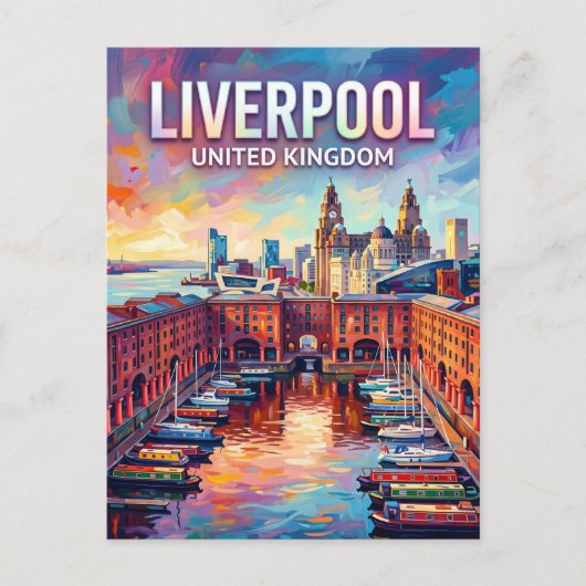 Carte Postale Liverpool Royaume-Uni (Devant)