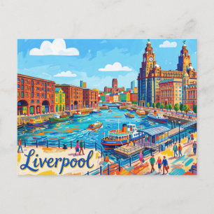Carte Postale Liverpool Royaume-Uni