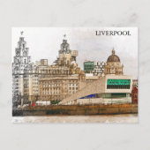 Carte Postale Liverpool Royaume-Uni City View (Devant)