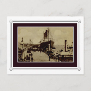 Carte Postale Liverpool scène vintage