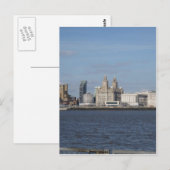 Carte Postale Liverpool Skyline (Devant / Derrière)