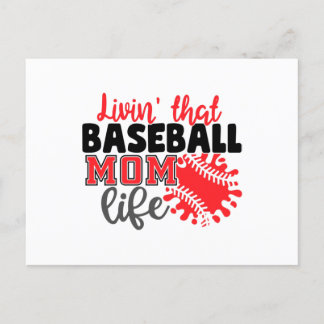 Carte Postale Livin That Baseball Mom Life