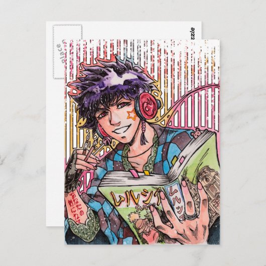 Carte Postale Living through (Devant / Derrière)