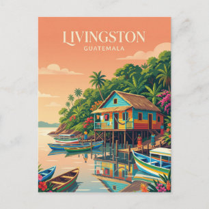 Carte Postale Livingston (Lívingston) Guatemala