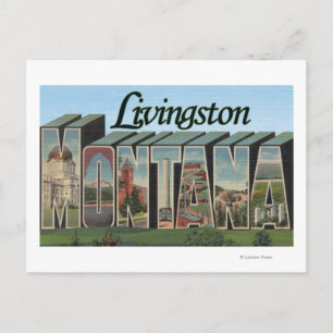 Carte Postale Livingston, Montana