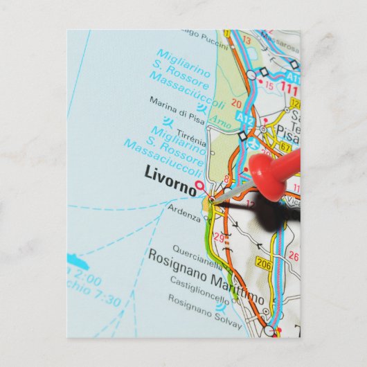 Carte Postale Livourne, Italie (Devant)