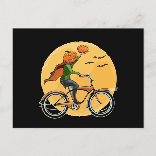 Carte Postale Livraison citrouille (Devant)