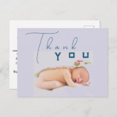 Carte Postale Livraison de bébé reconnaissant (Devant / Derrière)