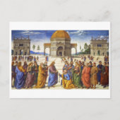 Carte Postale Livraison des clés | Pietro Perugino | (Devant)