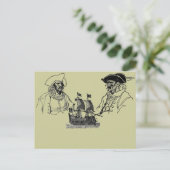 Carte postale Livraison Pirate (Debout devant)