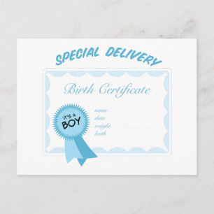 Carte Postale Livraison spéciale