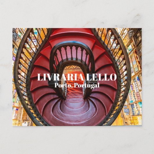 Carte Postale Livraria Lello, (Devant)
