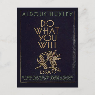 Carte Postale Livre Aldous Huxley