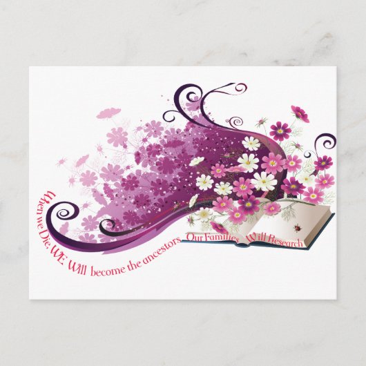 Carte Postale Livre d'ancêtres (Devant)