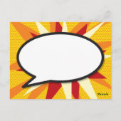 Carte Postale Livre de bande dessinée moderne KA-POW Enregistrer (Dos)