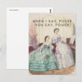 Carte Postale Livre de chansons de la femme libérée (Devant / Derrière)