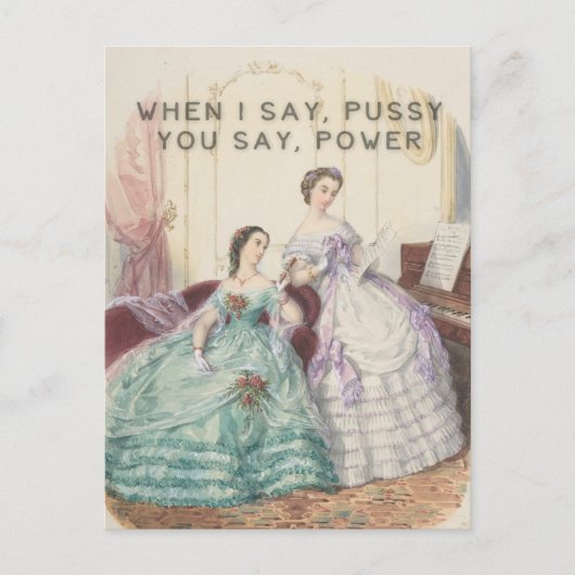 Carte Postale Livre de chansons de la femme libérée (Devant)