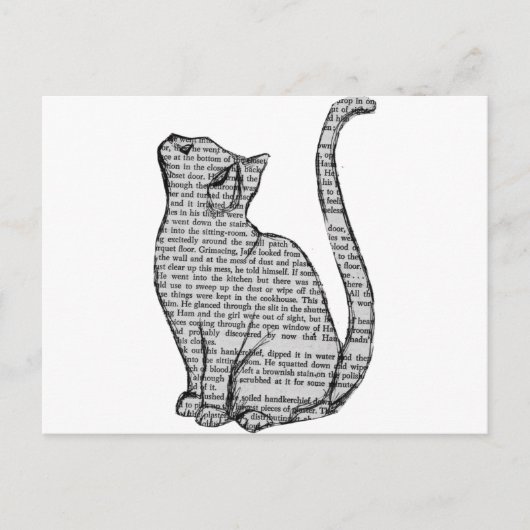 Carte Postale Livre de chat (Devant)