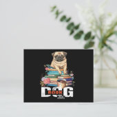 Carte Postale Livre De Chiens Et Café (Debout devant)