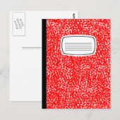 Carte Postale livre de composition (Devant / Derrière)