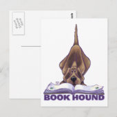 Carte Postale Livre de défilé animal Hound (Devant / Derrière)