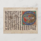 Carte Postale Livre d'heures Manuscrit lumineux médiéval (Devant)