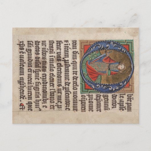 Carte Postale Livre d'heures Manuscrit lumineux médiéval (Devant)