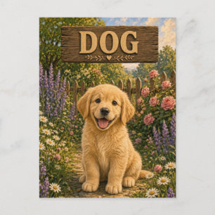 Carte Postale Livre d'histoires pour bébé - Animal de nurserie -