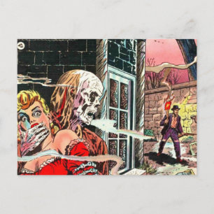 Carte Postale Livre humoristique Halloween