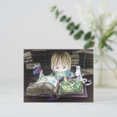 Carte Postale Livre magique (Debout devant)