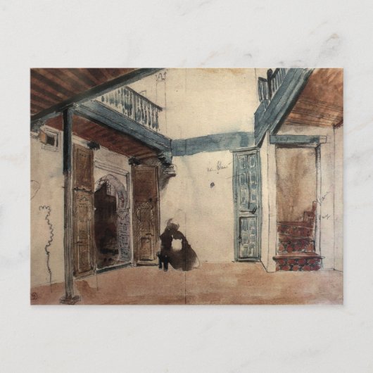 Carte Postale Livre marocain #1 par Eugène Delacroix (Devant)