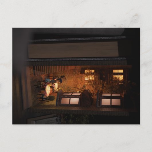 Carte Postale Livre nook diorama - petit café (Devant)