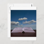 Carte Postale Livre ouvert (Devant / Derrière)