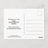 Carte Postale LIVRE T WASHINGTON Motivational Scriture Citation (Dos)