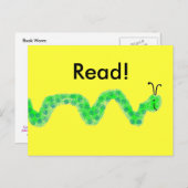 Carte Postale Livre Worm (Devant / Derrière)