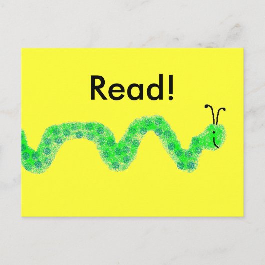 Carte Postale Livre Worm (Devant)