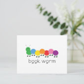 Carte Postale Livre Worm Caterpillar (Debout devant)